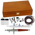 Paasche Airbrush Co Wood Box Set with VL & All Three Heads VL-3WC